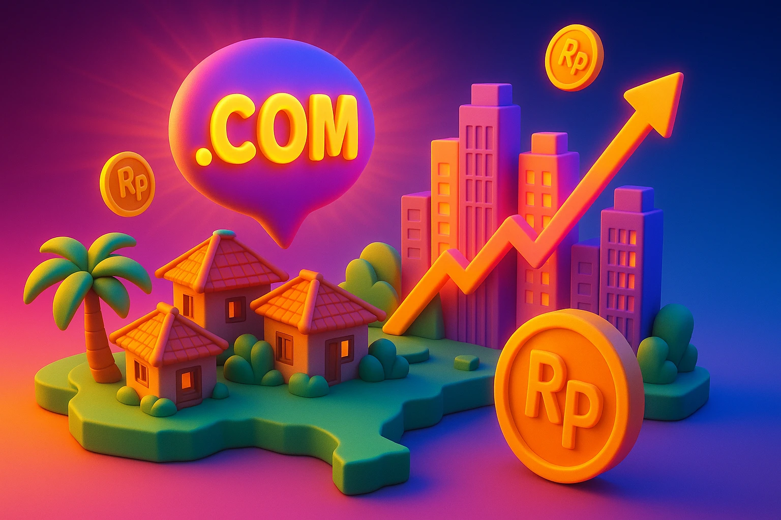 Bali’s .com Property Boom: Domains Now Worth Billions of Rupiah